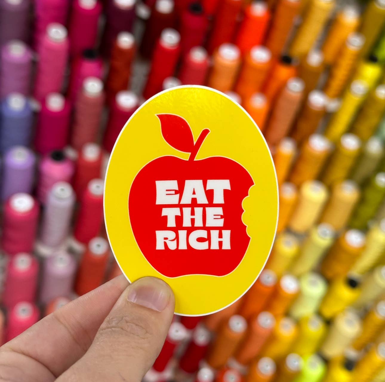 Eat The Rich - Vinyl Sticker