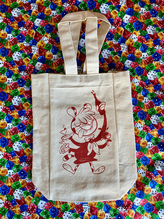 Drinky tigre wine tote