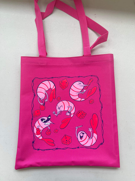 Bad Shrimp tote