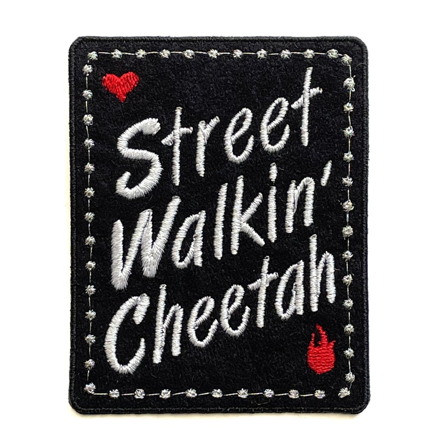 Street Walkin' Cheetah - Embroidered Patch