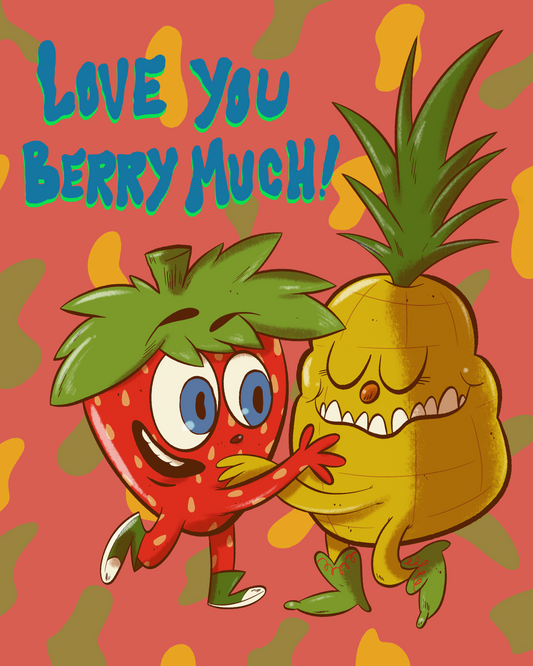 Love you Berry Much card