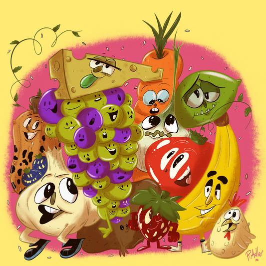 Fruit Bunch print