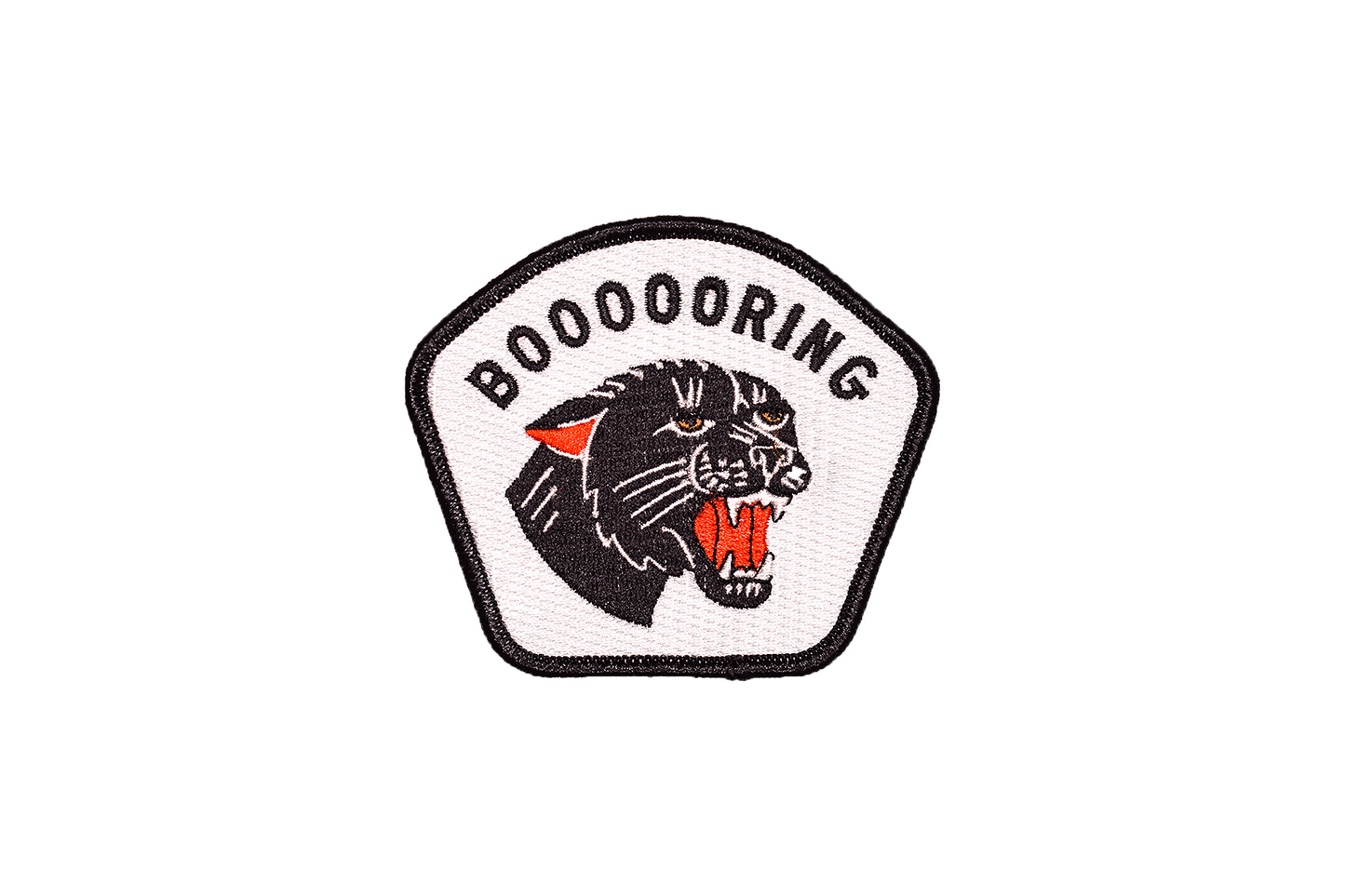 Boooooring Embroidered Patch