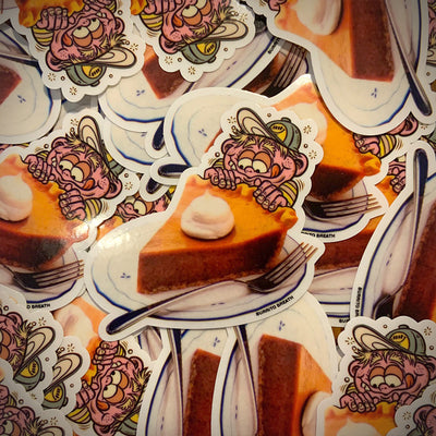 Pie Guy sticker